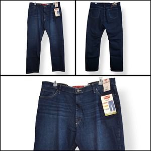 Men's Wrangler Five Star Performance Series Regular Fit Jeans 42x32 Indigo